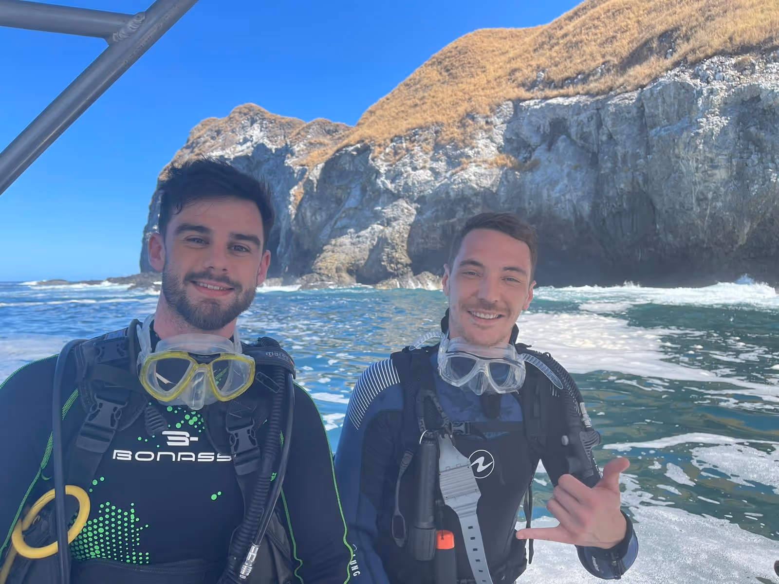 Moray eel peeking from rocky crevice on ocean floor Moray eel peeking from rocky crevice on ocean floor